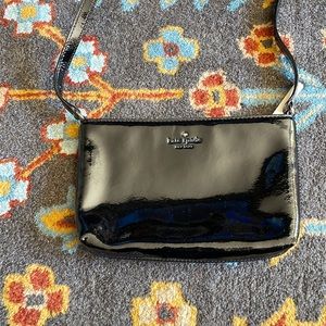 Kate Spade black patent leather cross body.